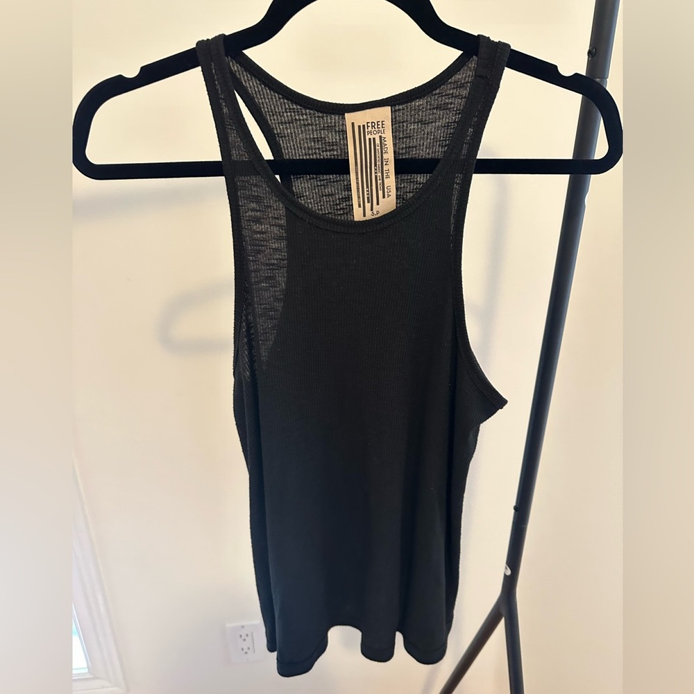 Free People Black Tank